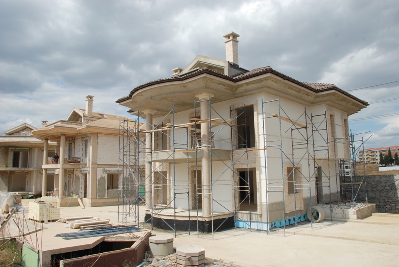 Dış cephe doğal taş uygulamaları