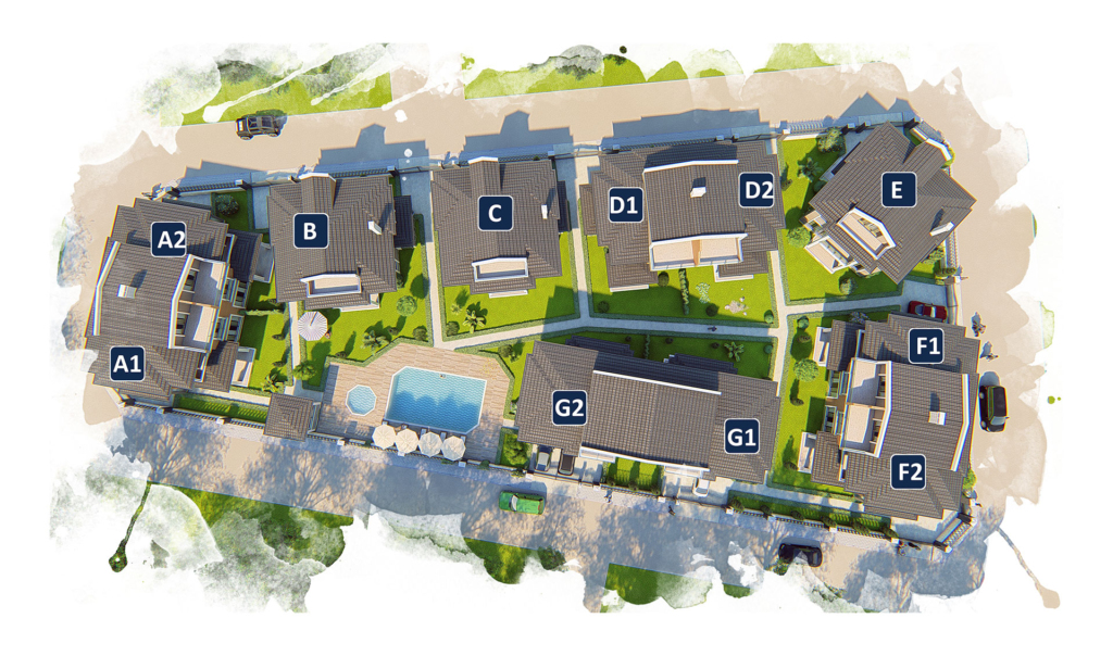 Bayramoğlunun en prestijli bölgesinde yükselen villalar bölgenin lansman yüzü olmayı hedeflemektedir.